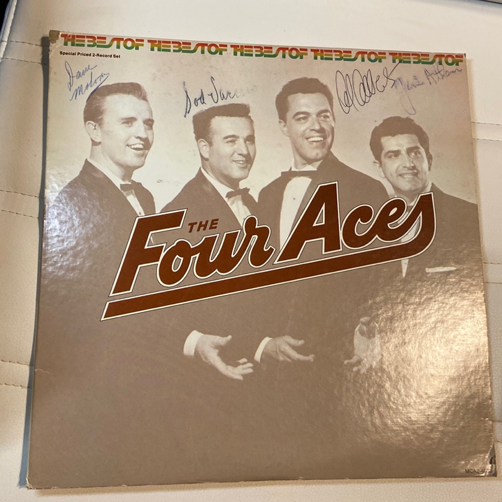 THE FOUR ACES - THE BEST of - 2x  VINYL RECORD